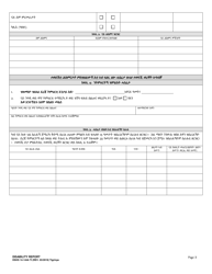 DSHS Form 14-144A Disability Report - Washington (English/Tigrinya), Page 4