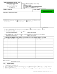 Form UCCII &quot;South Dakota Search Request Form&quot; - South Dakota
