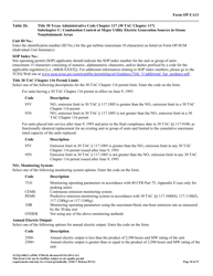 Form TCEQ-10023 (OP-UA11) Stationary Turbine Attributes - Texas, Page 10