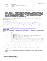 Form TCEQ-10023 (OP-UA11) Stationary Turbine Attributes - Texas, Page 12