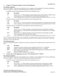 Form TCEQ-10023 (OP-UA11) Stationary Turbine Attributes - Texas, Page 17