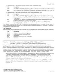 Form TCEQ-10023 (OP-UA11) Stationary Turbine Attributes - Texas, Page 18