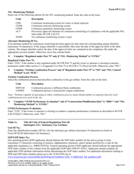 Form TCEQ-10023 (OP-UA11) Stationary Turbine Attributes - Texas, Page 5