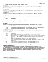 Form TCEQ-10023 (OP-UA11) Stationary Turbine Attributes - Texas, Page 6