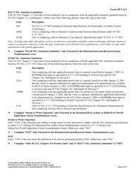 Form TCEQ-10023 (OP-UA11) Stationary Turbine Attributes - Texas, Page 9