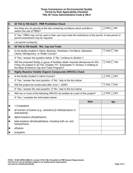 Form 10149 Permit by Rule Applicability 106.4 Checklist - Texas, Page 4