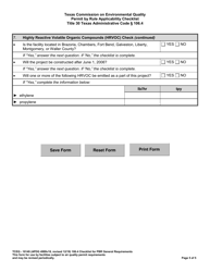 Form 10149 Permit by Rule Applicability 106.4 Checklist - Texas, Page 5