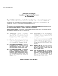 Form 01-116C Texas List Supplement - Direct Payment Use Tax - Texas, Page 2