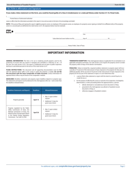 Form 50-159 Aircraft Rendition of Taxable Property - Texas, Page 2