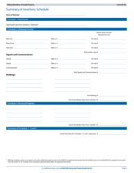 Form 50-156 Railroad Rendition of Taxable Property - Texas, Page 3