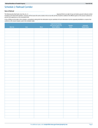 Form 50-156 Railroad Rendition of Taxable Property - Texas, Page 5