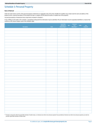 Form 50-156 Railroad Rendition of Taxable Property - Texas, Page 6