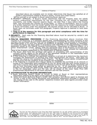 TREC Form 40-8 Third Party Financing Addendum - Texas, Page 2
