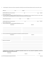 Form CE_PAS-0 Continuing Education (Ce) Provider Application Supplement - Texas, Page 2