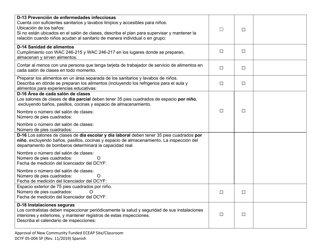 DCYF Formulario 05-004 Aprobacion De Nuevo Centro/Salon Eceap Financiado Por La Comunidad - Washington (Spanish), Page 3