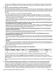 Instructions for Long-Term Forest Practices Application Instructions - Western Washington - Washington, Page 7