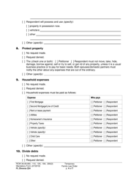 Form FL Divorce224 Temporary Family Law Order - Washington, Page 4