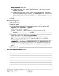 Form FL Divorce224 Temporary Family Law Order - Washington, Page 6