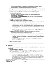 Form FL All Family150 Restraining Order - Washington, Page 3