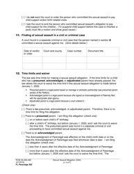 Form FL Parentage383 Sexual Assault Allegation - Washington, Page 4