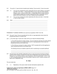 Form WPF JU03.0560 Legally Free - Order After Hearing Dependency Review / Permanency Planning - Washington, Page 5