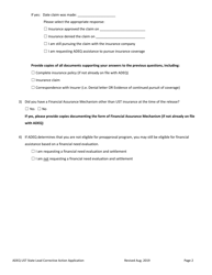 Underground Storage Tank (Ust) State Lead Corrective Action Application - Arizona, Page 2