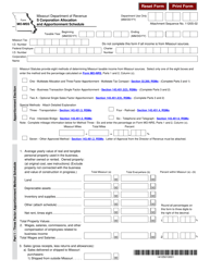 Form MO-MSS S Corporation Allocation and Apportionment Schedule - Missouri