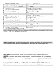 Form 780-2638 Revised Total Coliform Rule - Level 1 Assessment Form - Missouri, Page 2