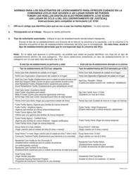 Formulario LIC9163 (SP) Peticion Para Que Se Tomen Las Huellas Digitales Electronicamente (Live Scan) - Division De Licenciamiento Para Ofrecer Cuidado En La Comunidad - California (Spanish), Page 2