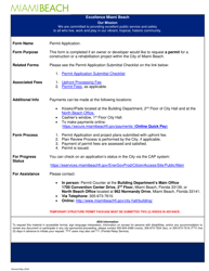 Permit Application - City of Miami Beach, Florida, Page 2