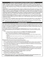 Form 735-265 Application for Parking Permit for an Individual With a Disability - Oregon, Page 2