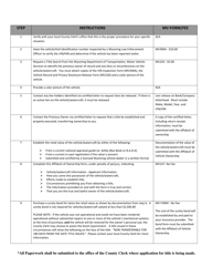 Form MV147 Wyoming Affidavit of Vehicle Ownership - Wyoming, Page 2