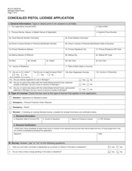 Form RI-012 Concealed Pistol License Guide and Application - Michigan, Page 7