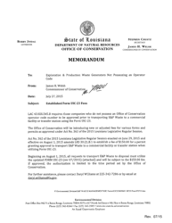 Form UIC-23 Request to Transport E&amp;p Waste to Commercial Facilities or Transfer Stations - Louisiana, Page 3