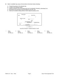Form UIC-1 Class-I Waste Injection Well Permit Application - Louisiana, Page 6