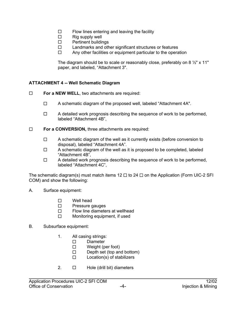 Form UIC-2 SFI COM Class-II Commercial Slurry Fracture Injection Well Application - Louisiana, Page 6
