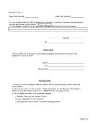 Form ADC Application for Dual Completion - Louisiana, Page 2