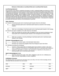 Disclosure of Information on Lead-Based Paint and/or Lead-Based Paint Hazards, Page 2