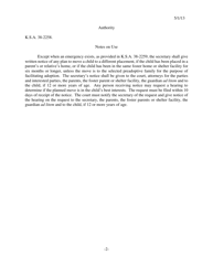 Form 163 Request for Hearing on Change in Placement - Kansas, Page 2