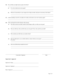 Form CFS680-A Missing Child De-briefing Form - Illinois, Page 3