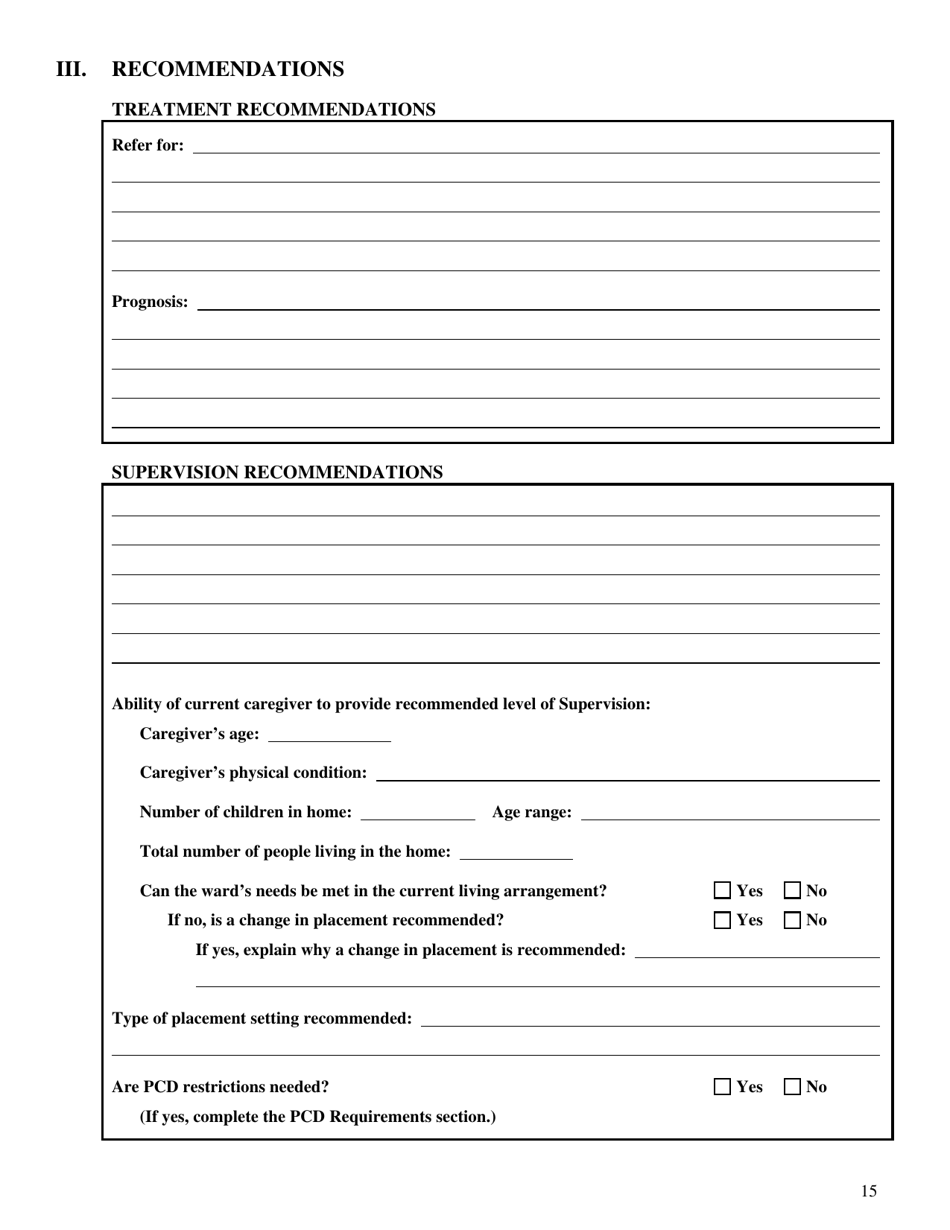 Form CFS687 Sexual Abuse Program Summary of Review and Screening - Illinois, Page 15