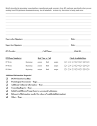 Form CFS968-54A Intensive Placement Stabilization (Ips) Referral Form - Illinois, Page 2