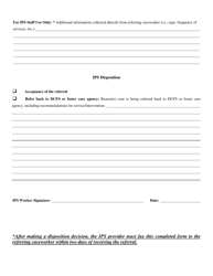 Form CFS968-54A Intensive Placement Stabilization (Ips) Referral Form - Illinois, Page 3