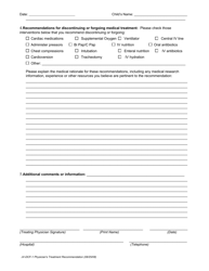 Form JV-DCF-1 Treating Physician&#039;s Recommendation Form - Massachusetts, Page 2