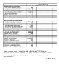 Vernal Pool Data Sheet - New Jersey, Page 2
