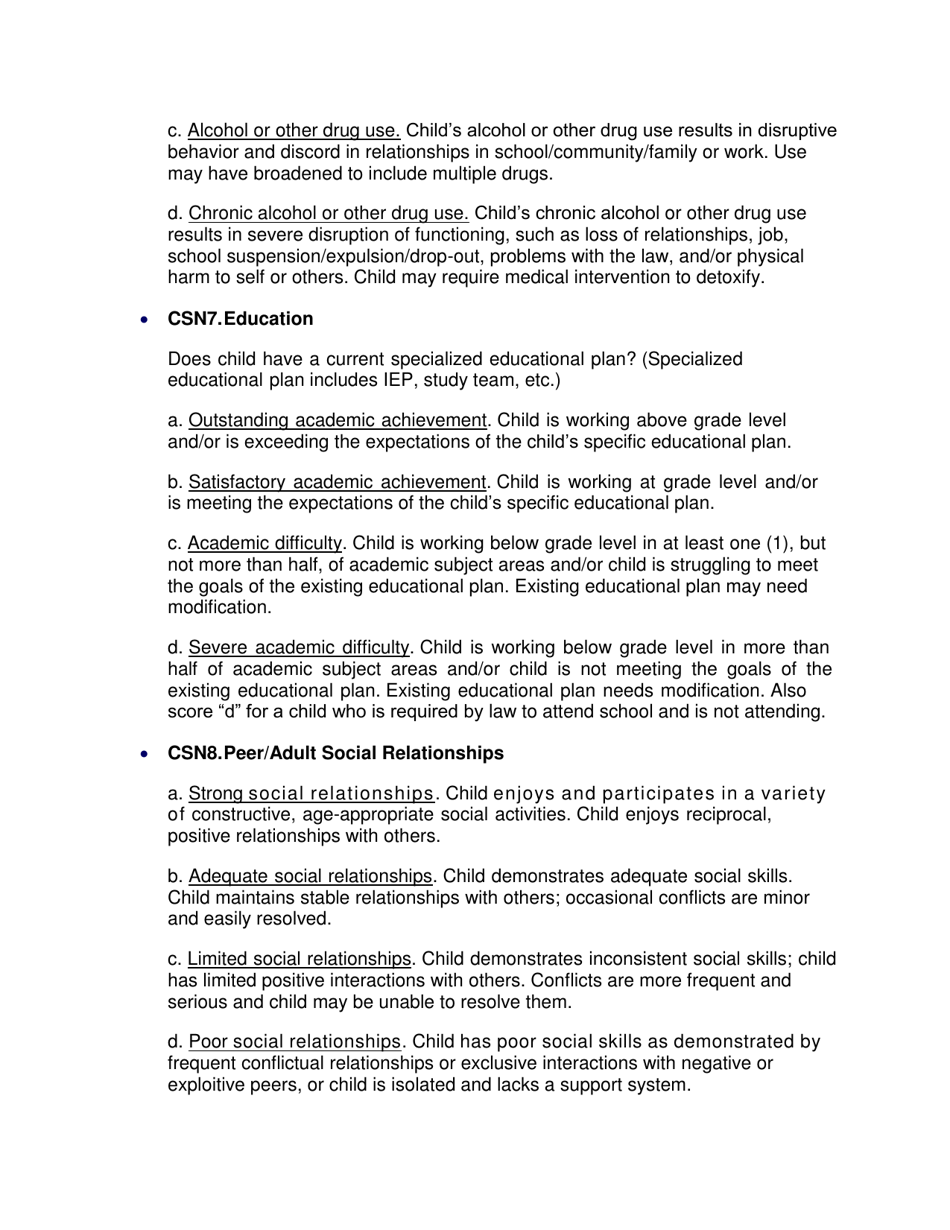 Form 032-12-0124-00-ENG Family Strengths and Needs Assessment - Virginia, Page 13