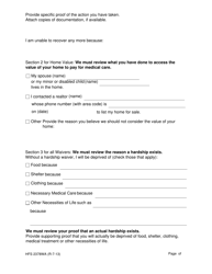 Form HFS2378WA Application for Hardship Waiver - Illinois, Page 2