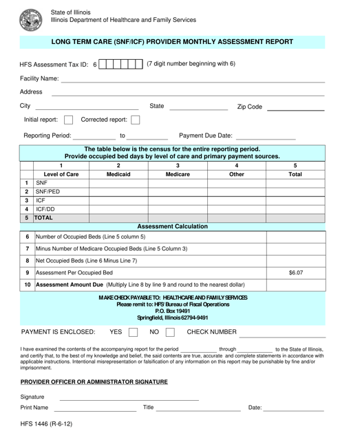 Form HFS1446  Printable Pdf