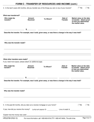 Form HFS2378H Mail-In Application for Medical Benefits - Illinois, Page 16