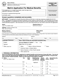 Form HFS2378H Mail-In Application for Medical Benefits - Illinois, Page 7